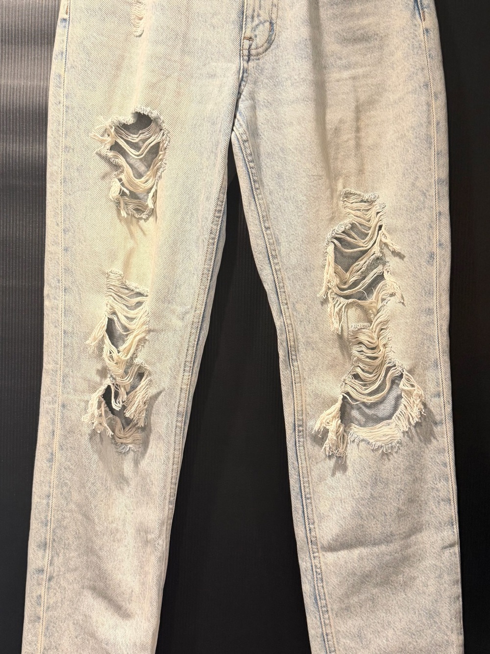Aeropostale Light Blue Distressed Skinny Jeans
